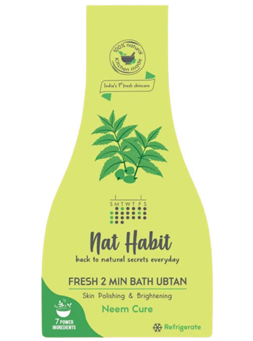 Nat Habit Neem Cure Fresh 2 Min Bath Ubtan