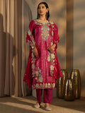 Teeya Creation Rani Color Barsana Silk Pakistani Style Salwar Suit