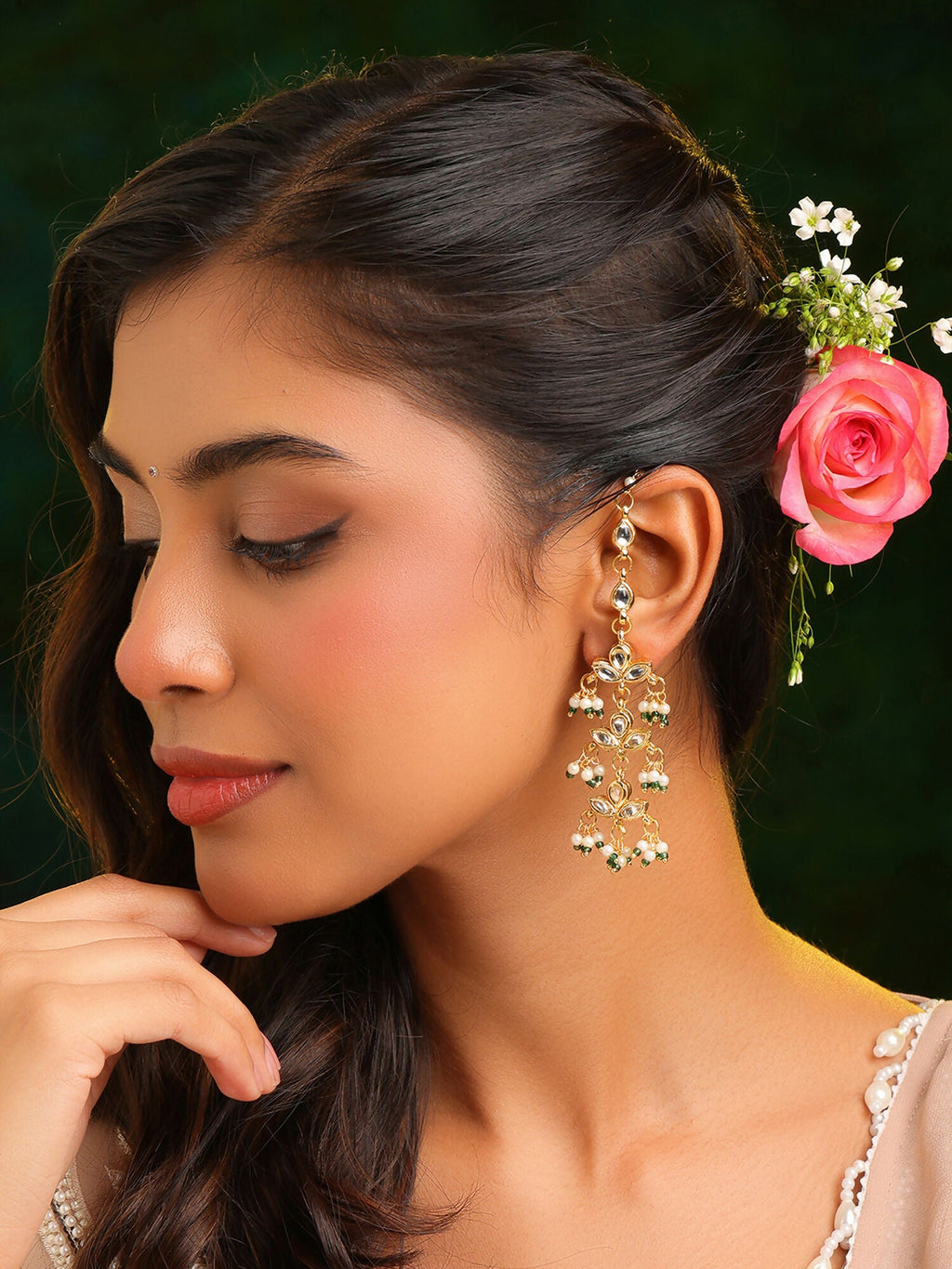 Ruby Raang Petalfall Earrings - Distacart