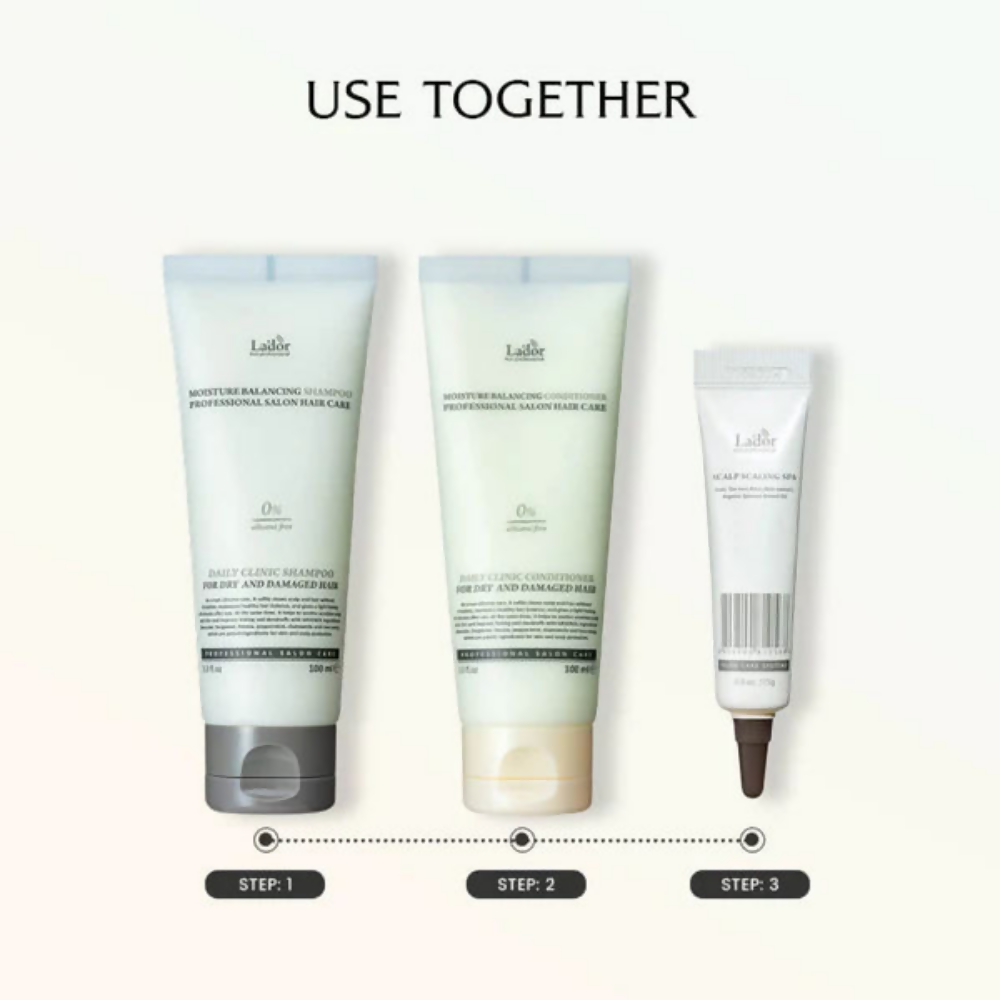 La'dor Moisture Lock Haircare Combo Set - Moisture Repair Shampoo & Conditioner For Dry Hair