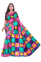 Vamika Pink Printed Art Silk Saree