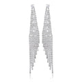 Trendoo Jewelry Silver Diamonds Drops