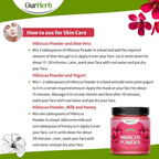 OurHerb Hibiscus Flower Powder For Face Pack And Hair Mask For All Types Of Hair