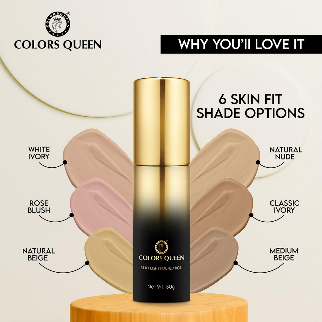 Colors Queen Silky Light Foundation - 05 Classic Ivory