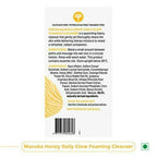 Swisse Skincare Manuka Honey Daily Glow Foaming Cleanser Face Wash with Vitamin C & Papaya Enzymes