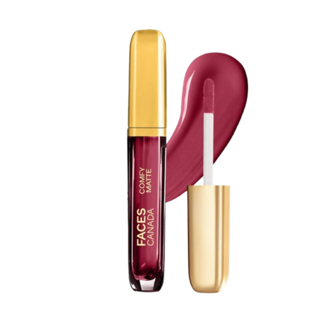Faces Canada Comfy Matte Liquid Lipstick - Bold Wine 35