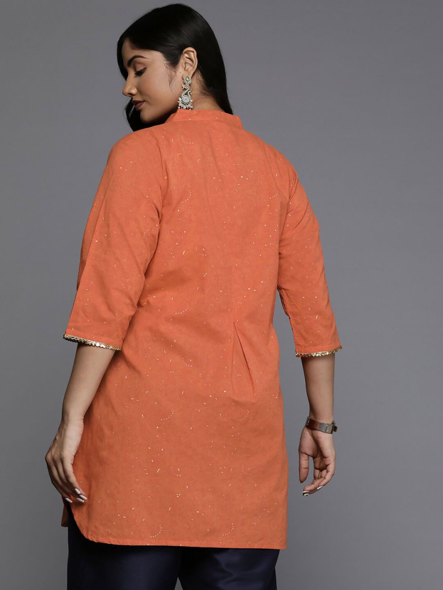 Ahalyaa Women's Traditional wear Tunic - Orange