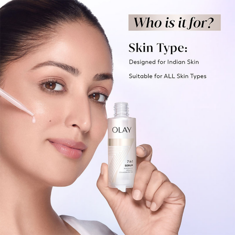 Olay 7in1 Serum with Niacinamide, Vitamin C, Collagen Peptides