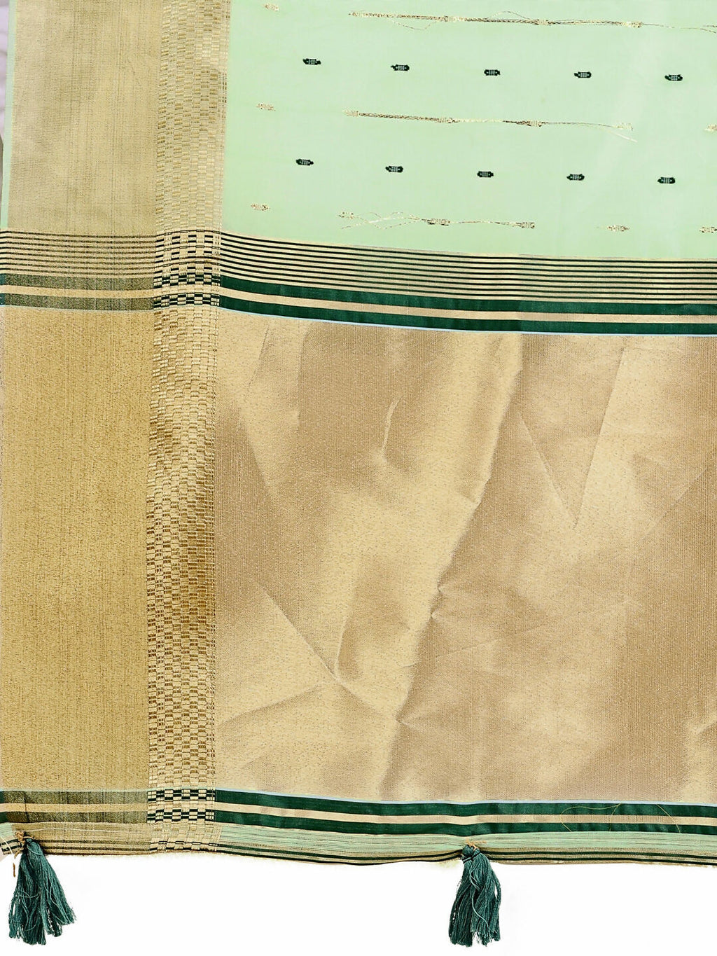Shree Shyam Fashion Florance Olive Green Organza Saree
