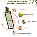 Inatur Jasmine & Sandalwood Calming Massage Oil
