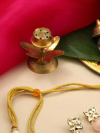 Ruby Raang Gulnaar Necklace And Earrings Set