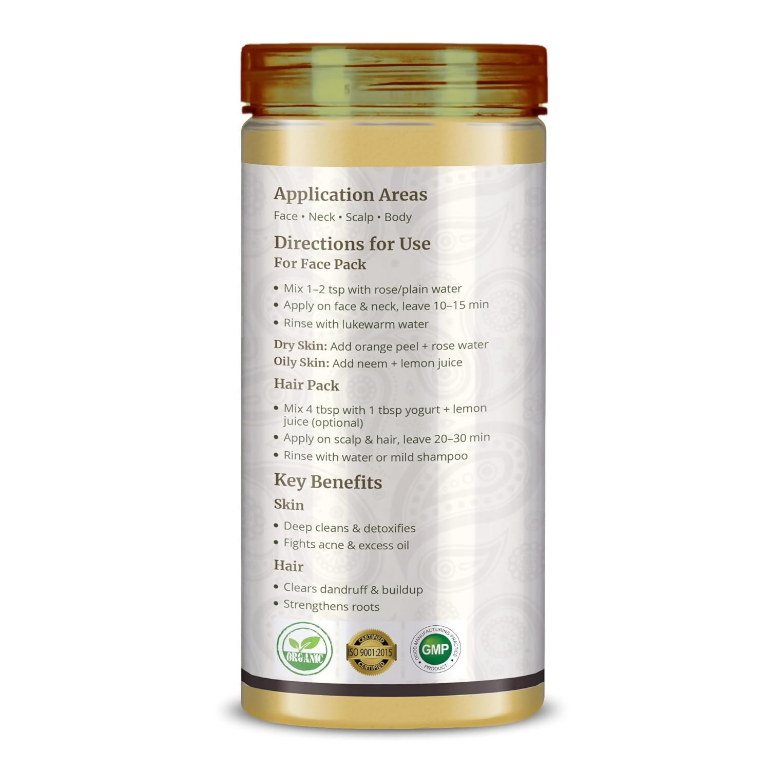 First Plant Multani Mitti Powder For Face Pack & Glowing Skin