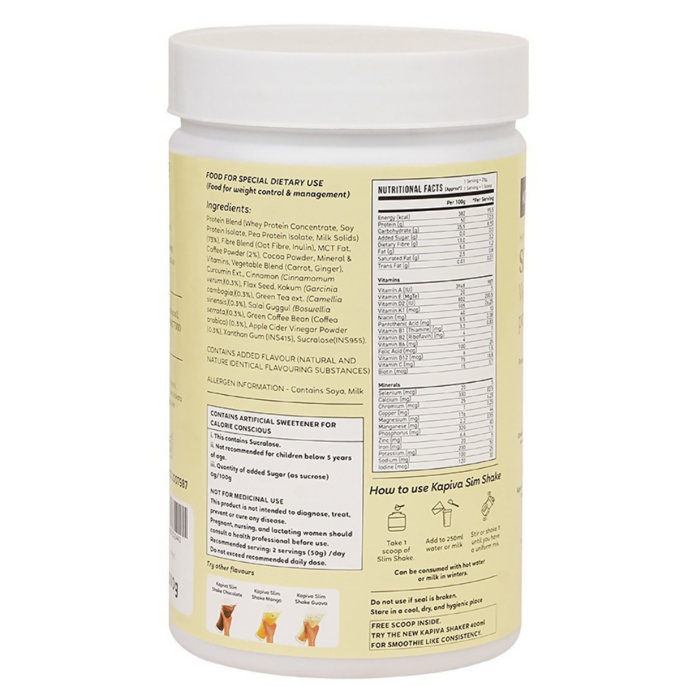 Kapiva Ayurveda Slim Shake Coffee Flavour