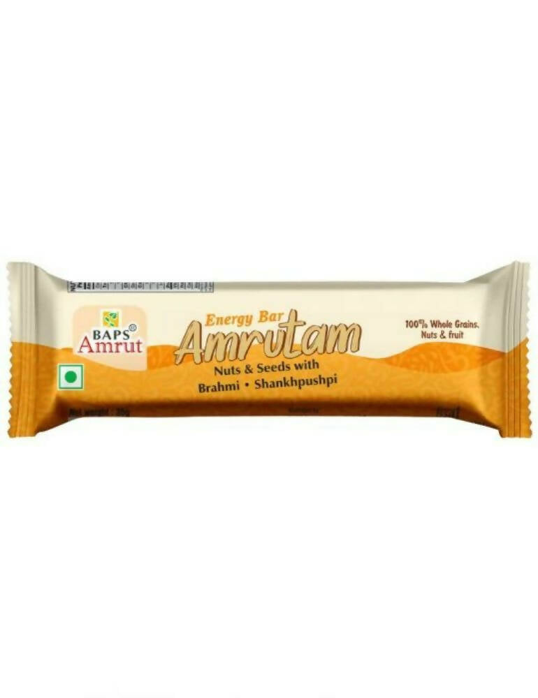 Baps Amrut Energy Bar Amrutam (Nuts & Seeds With Brahmi ?Shankhpushpi)