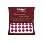 Shilpa Vive Sticker Kumkum 3, Deep Red (Box Contains 15 pcs)
