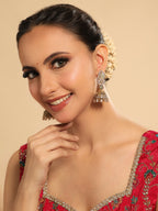 Nuyug 22K Gold Plated Aureate Swirl Jhumki Earrings - Distacart
