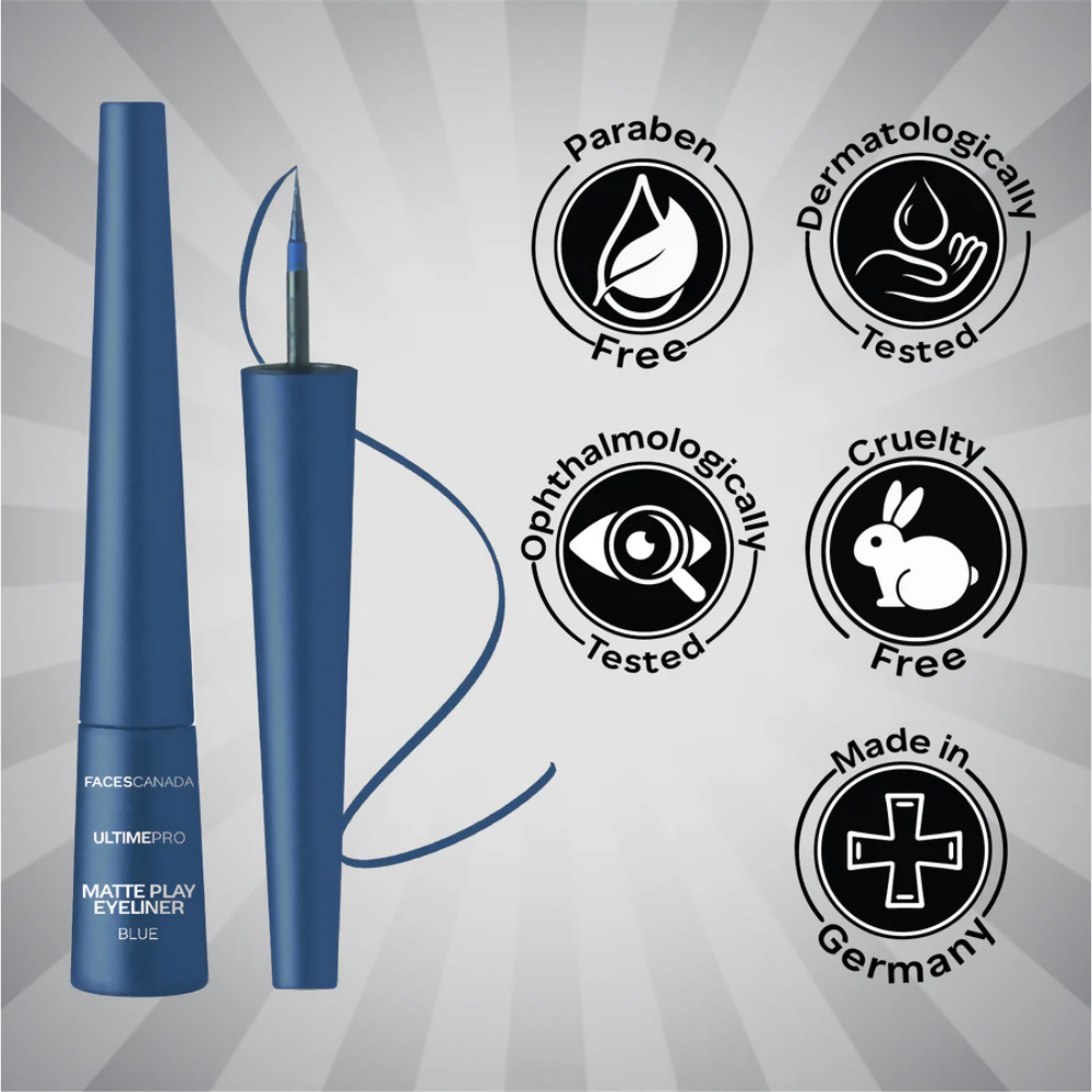 Faces Canada Ultime Pro Matte Play Eyeliner - Sapphire