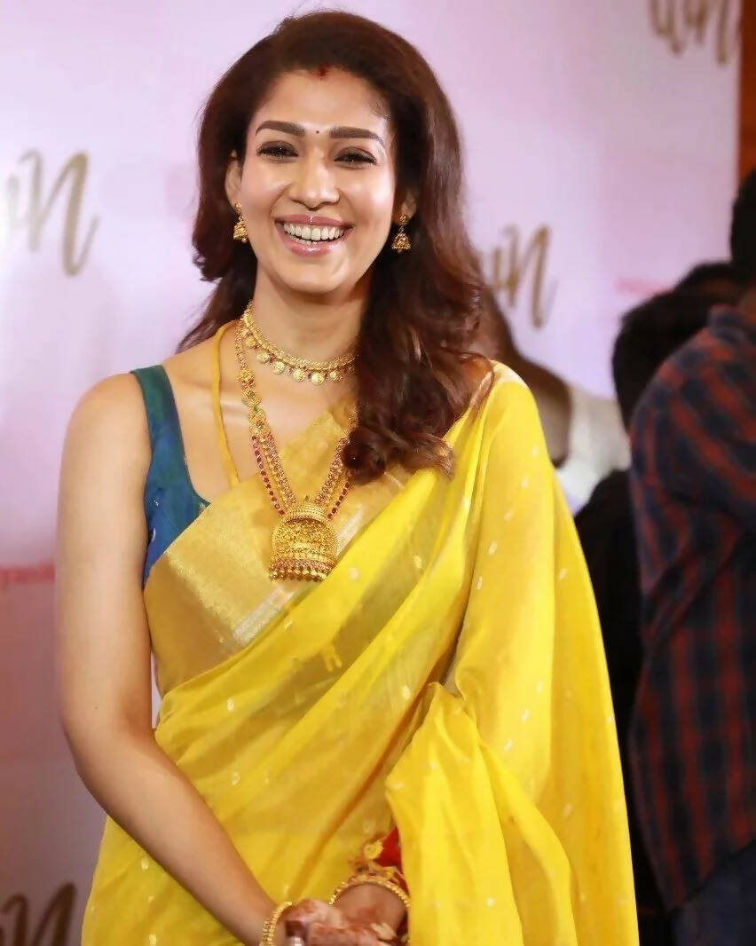 DEIANA'S Beautiful Designer Golden zari Soft Lichi Silk Saree - Yellow