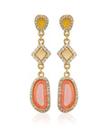 Gold-Plated Alloy Diva Look Stylish Contemporary Earrings - The Pari - Distacart