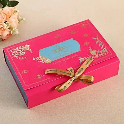 Jewel Design Lumba Rakhi Set & Fruit N Nut Chocolates Box