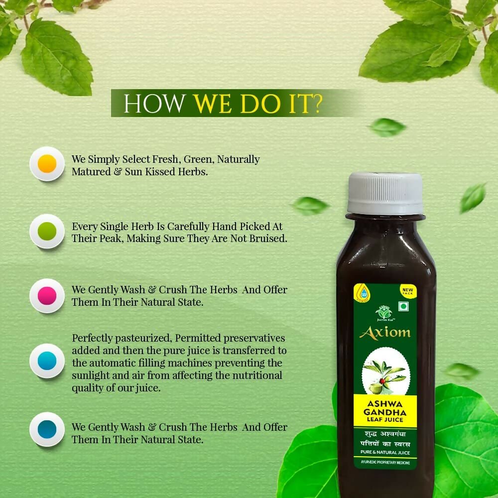 Axiom Ashwagandha Leaf Juice - Distacart