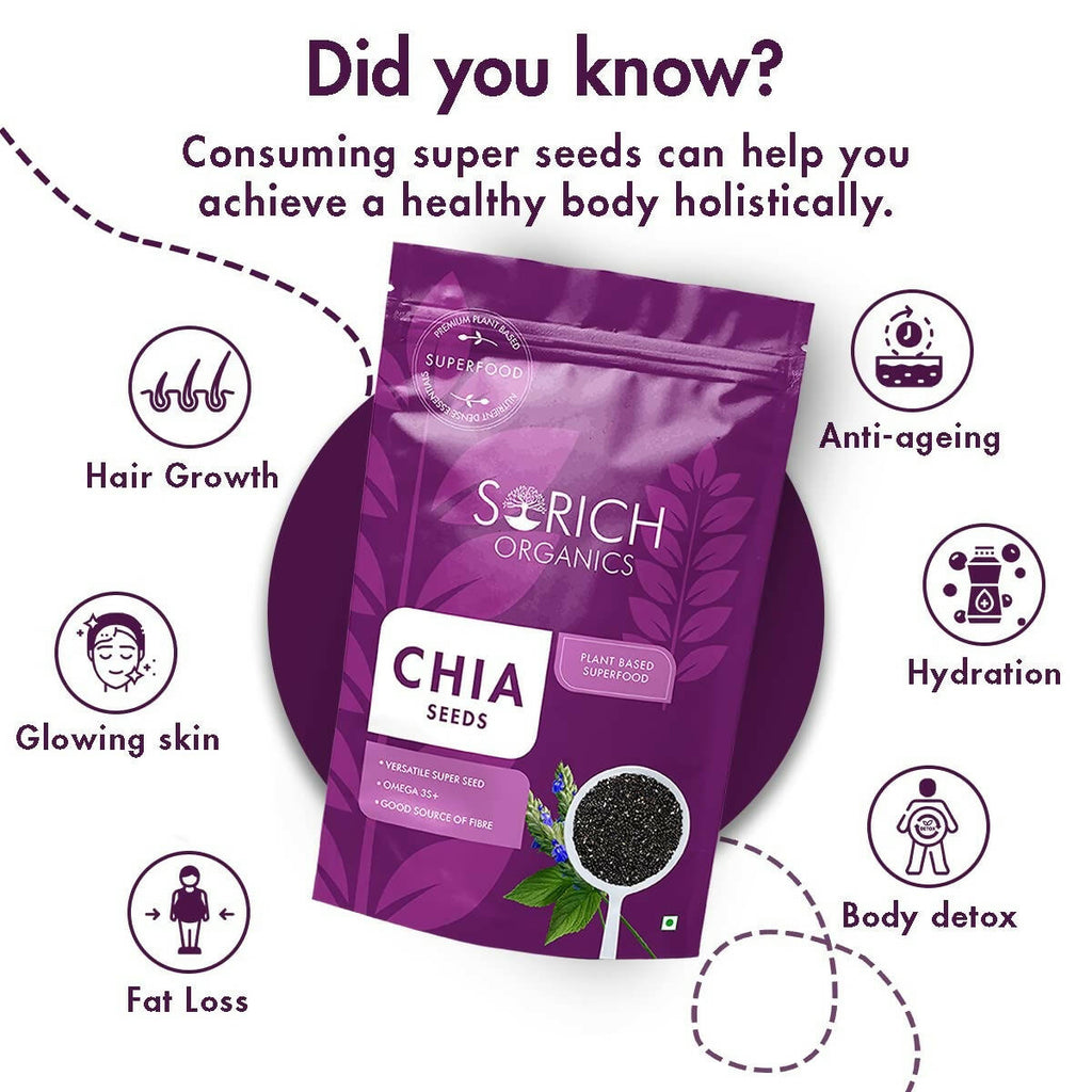 Sorich Organics Raw Chia Seeds - Distacart
