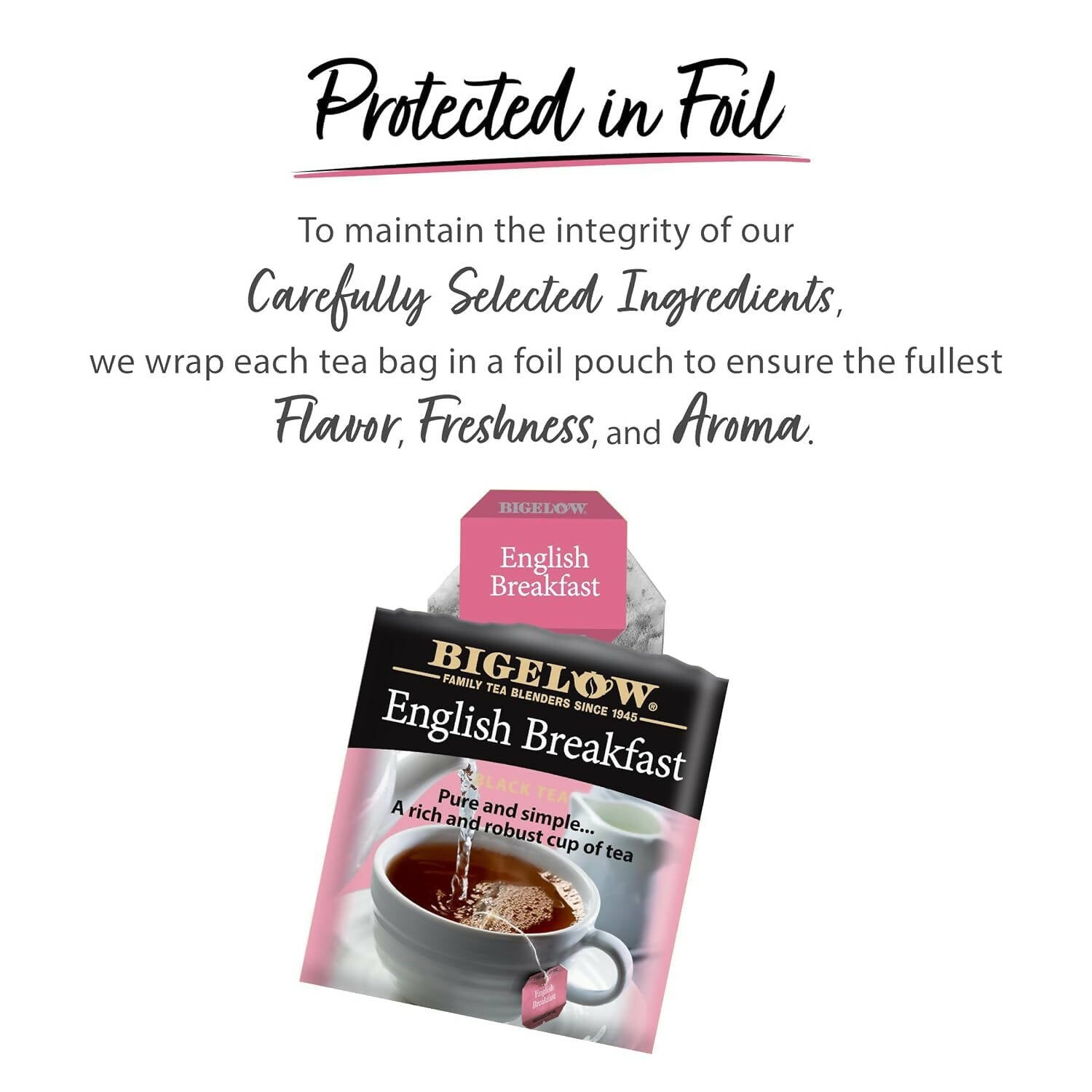 Bigelow Tea English Breakfast Black Tea Freshness & Aroma Caffeinated - Distacart
