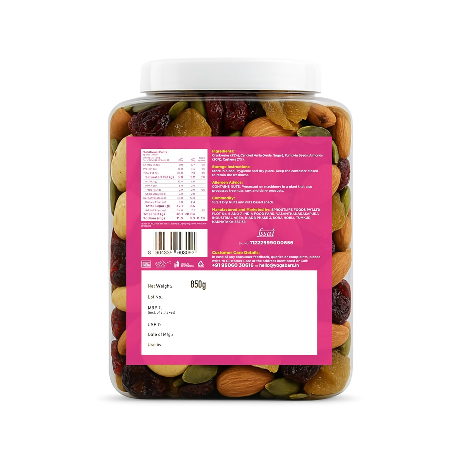 Yoga Bar Daily Health, Protein & Panchmeva Mix Combo - Distacart