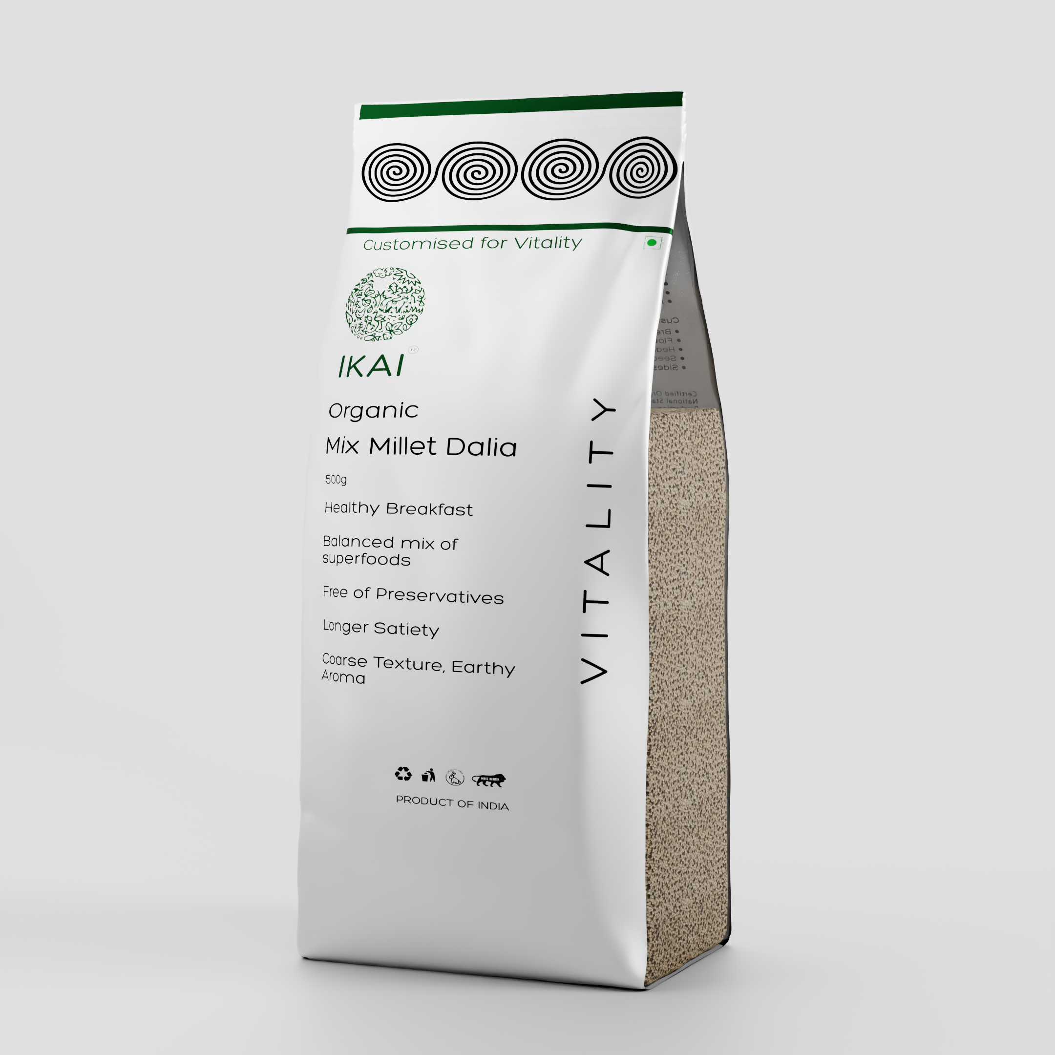 4 - Organic Mix Millet Dalia - 500 gm