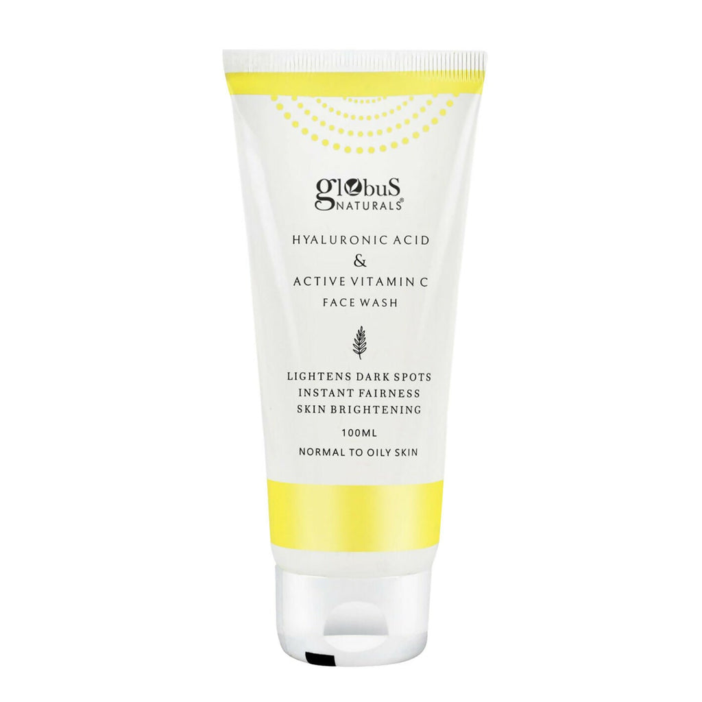 Globus Naturals Hyaluronic Acid & Vitamin C Face Wash
