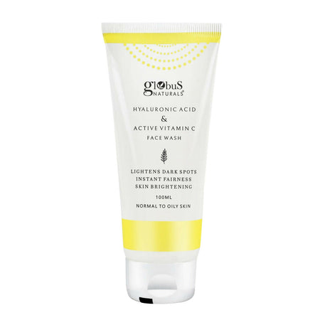 Globus Naturals Hyaluronic Acid & Vitamin C Face Wash