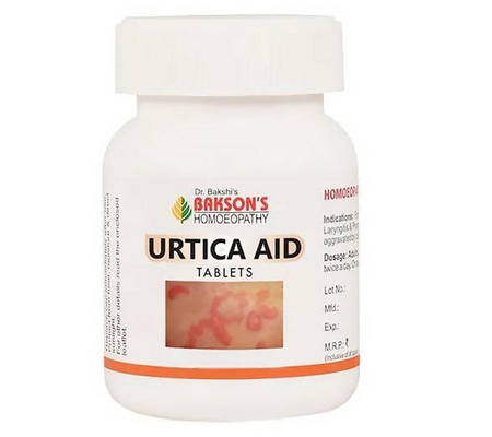 Bakson's Homeopathy Urtica Aid Tablets
