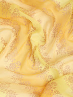 Ahalyaa Women's Traditional Semi Stitch Saree - Yellow