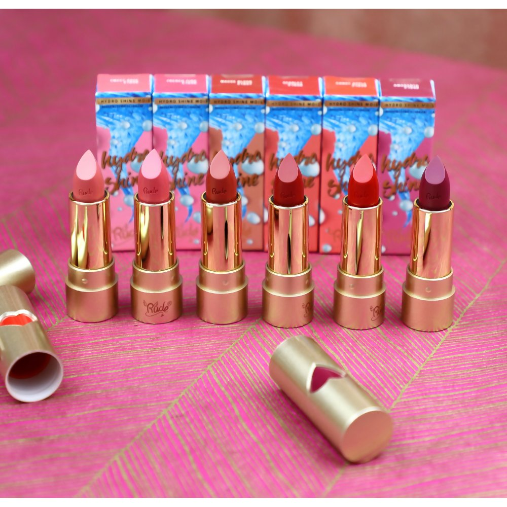 Rude Cosmetics Hydro Shine Moisturizing Lipstick - Scarlet