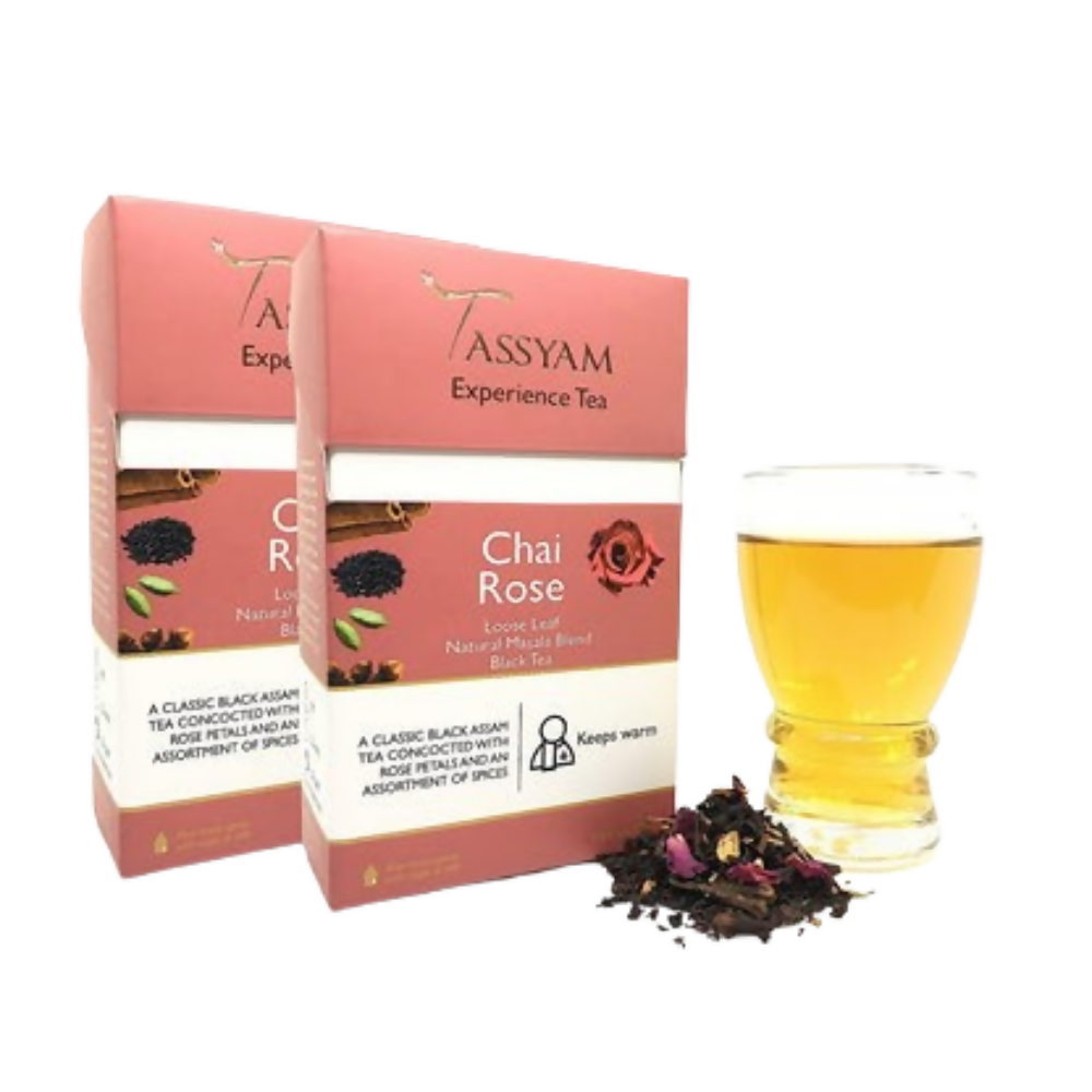 Tassyam Organics Chai Rose Black Tea - Distacart