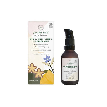 Juicy Chemistry Sacha Inchi, Lemon & Peppermint Organic Hair Serum