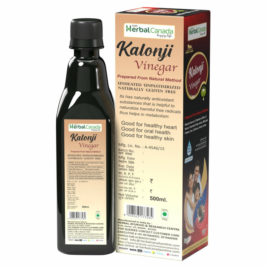 Herbal Canada Kalonji Vinegar - Distacart