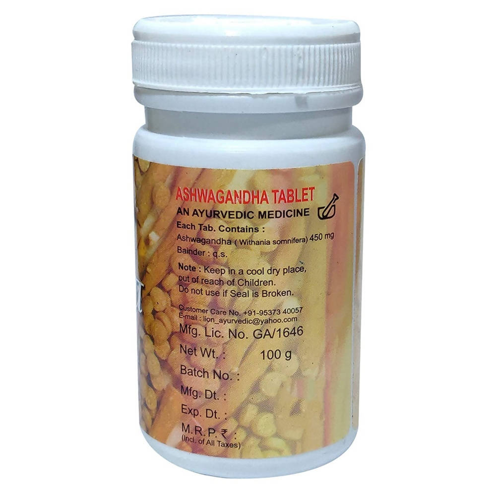 Lion Brand Ayurveda Ashwagandha Tablet