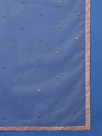 House of Panchhi Peach Net Sequinse Embroidered Lehenga & Blouse with Dupatta