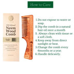The Pure Story Oil Infused Neem Wood Handle Comb - Distacart
