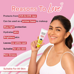 Lacto Calamine Dewy Sunscreen+Primer SPF 50 PFA +++ UVA & UVB Protection