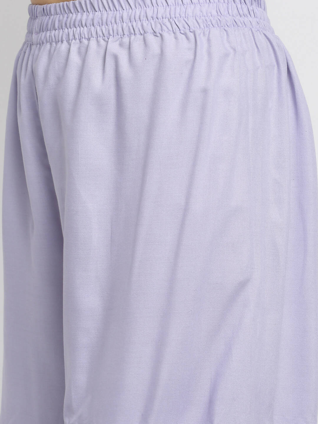 Rudra Bazaar Purple Angrakha Style Flared Kurta With Sharara - Distacart