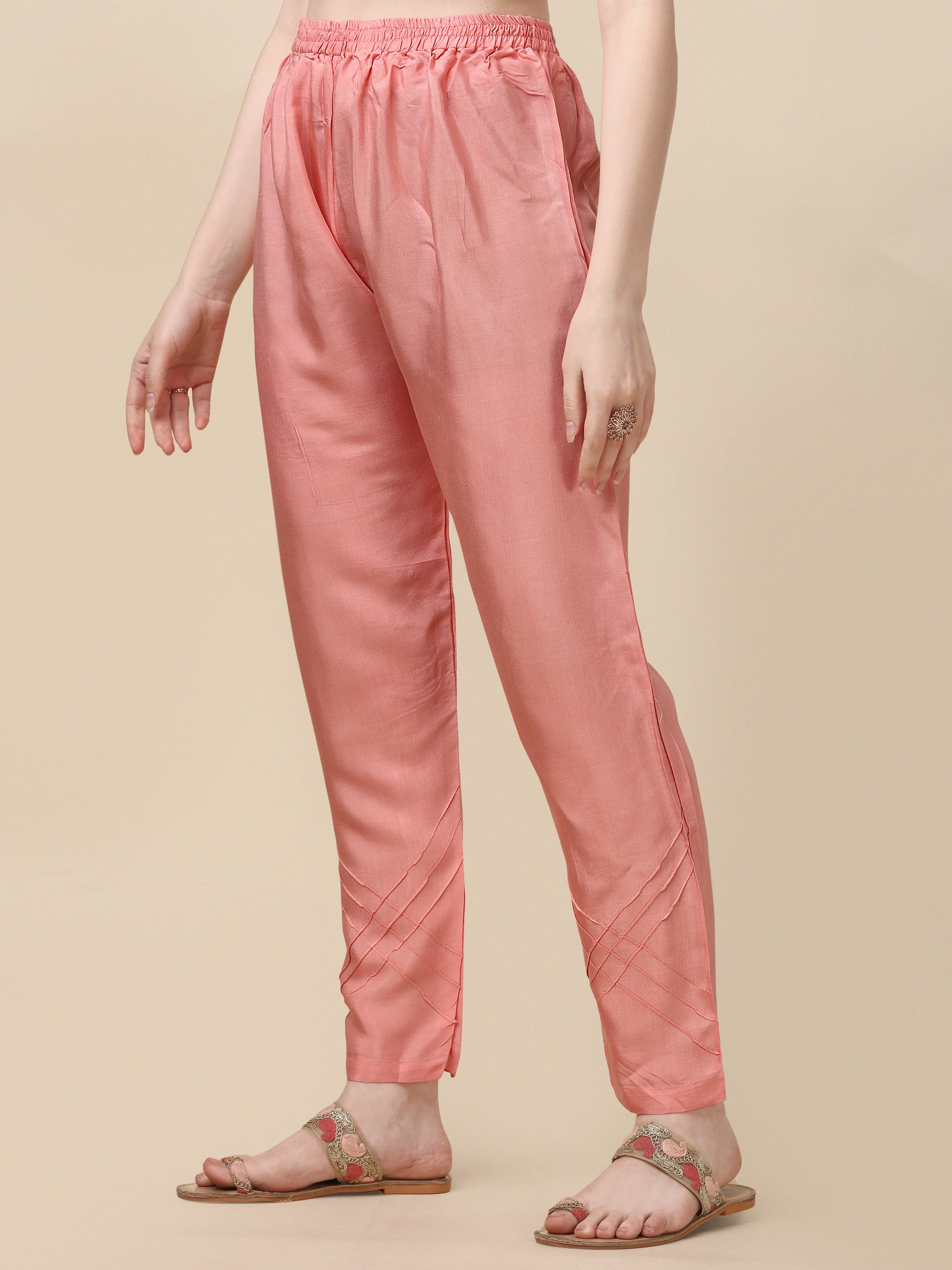 Embroidered Kurta With Pant & Dupatta Set, Multicolor - Hiral Fashion - Distacart