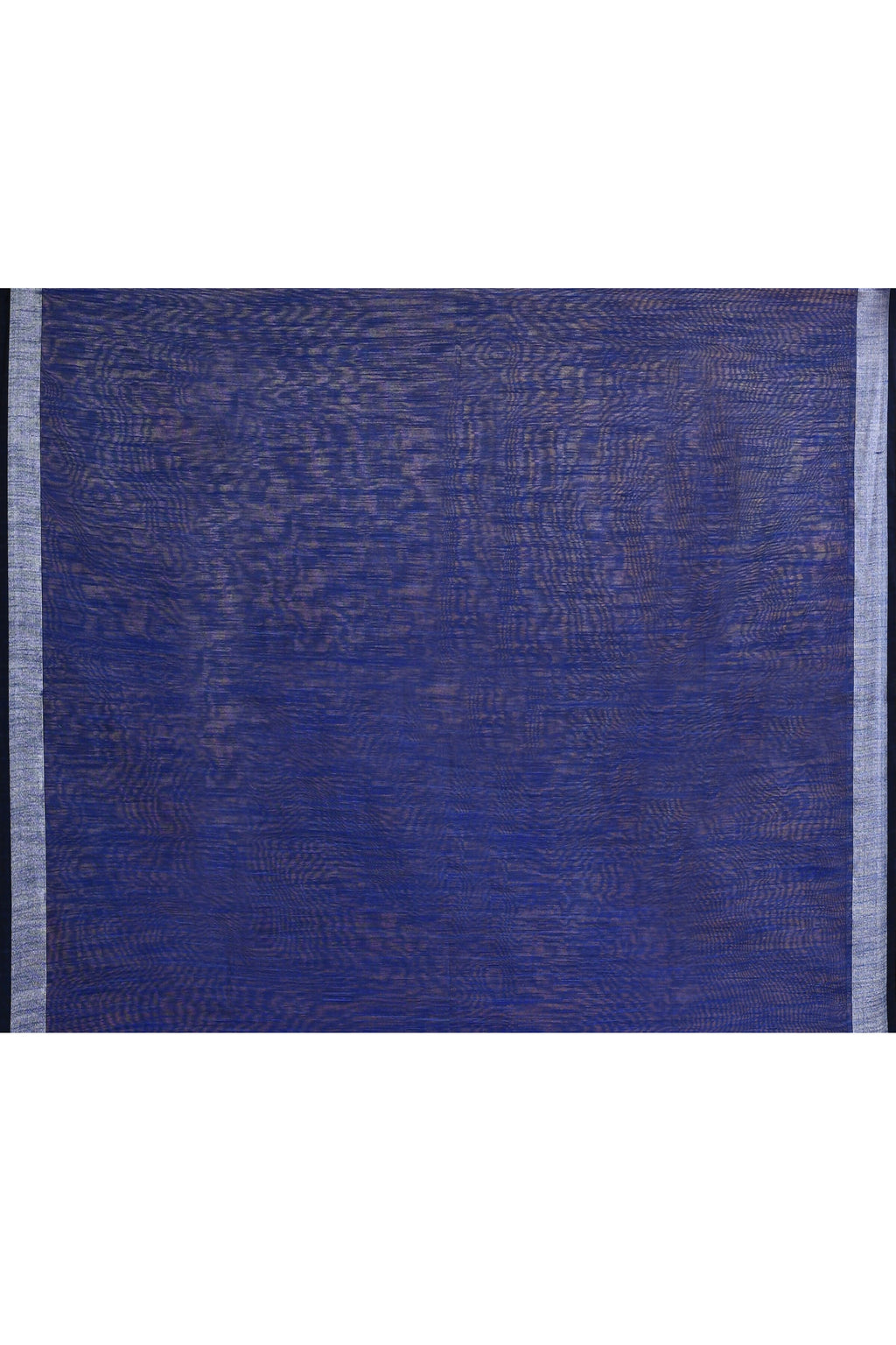 Piyari Fashion Women's Royal Blue Embellished Cotton Blend Zari Border Handloom Saree - Distacart