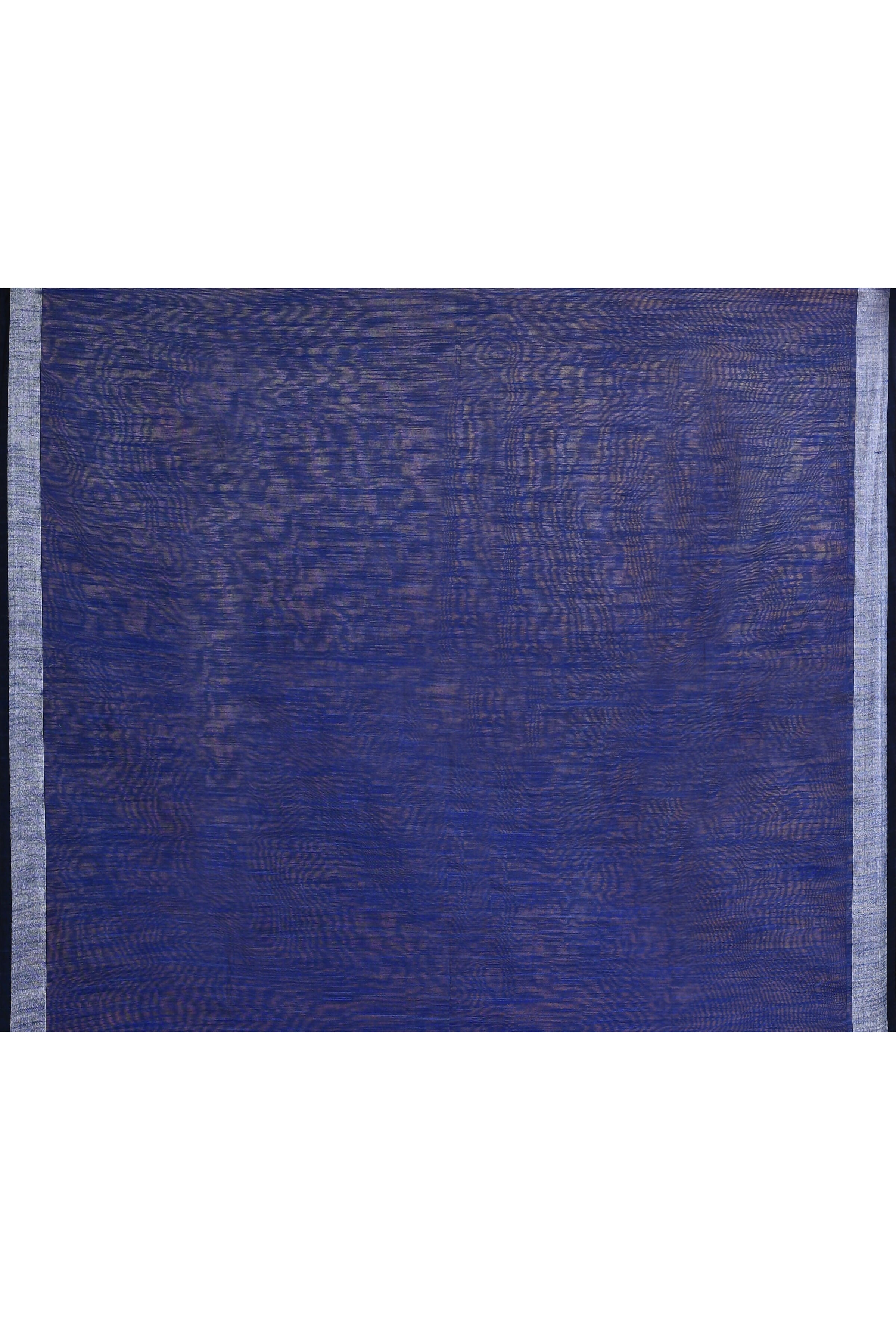 Piyari Fashion Women's Royal Blue Embellished Cotton Blend Zari Border Handloom Saree - Distacart