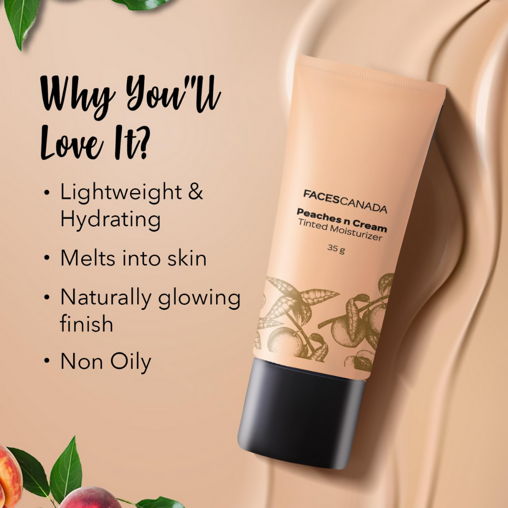 Faces Canada Peaches N Cream Tinted Moisturizer - Light 01 - Distacart