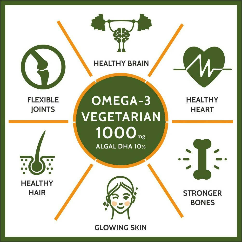 Carbamide Forte Omega-3 Vegetarian Tablets - Distacart
