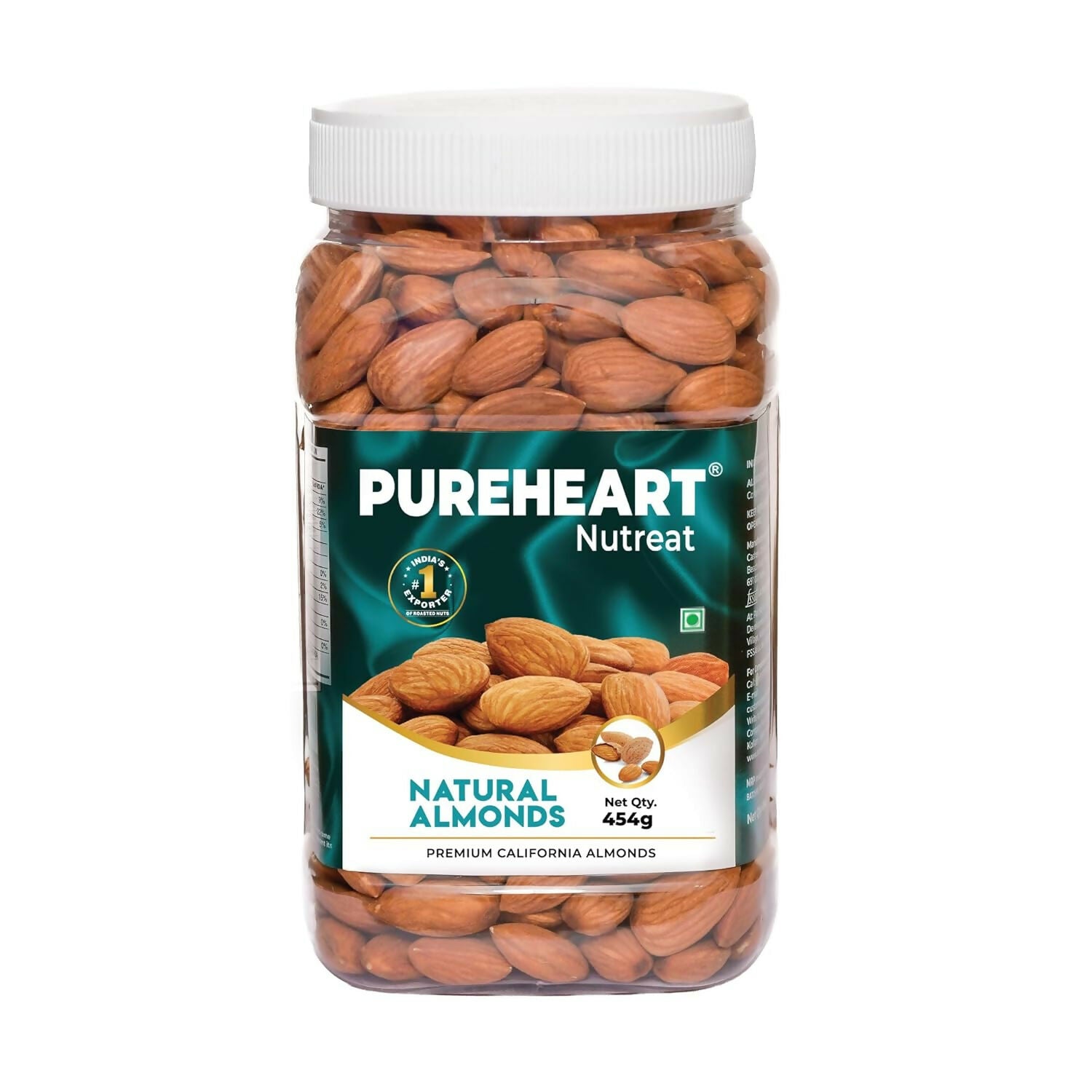 Pureheart Nutreat Natural Almonds - Distacart