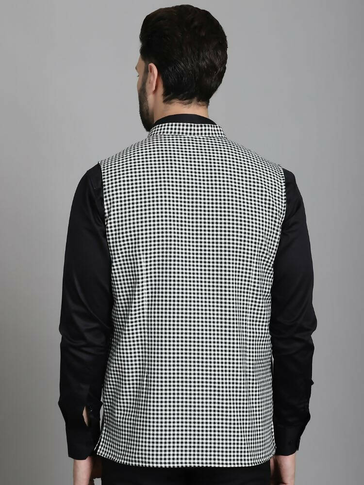 Even Apparels Nehru Jacket With Welt Pockets - Multi