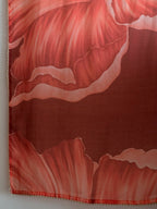 Suta Maroon Floral Pure Cotton Saree - Distacart